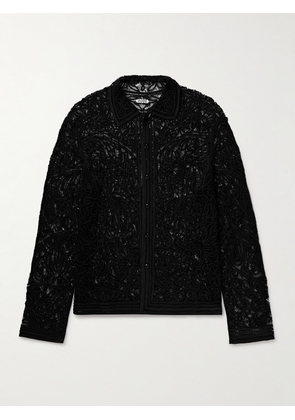 BODE - Lace Shirt - Men - Black - S