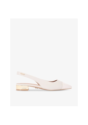 Womens Carvela Amelia Sling-Back Faux-Leather Pumps