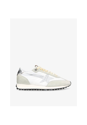 Mens Golden Goose Men's Marathon Runner Suede and Mesh Low-Top Trainers