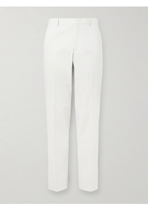 Loro Piana - Jarno Austin Straight-Leg Stretch-Cotton Twill Trousers - Men - White - IT 46