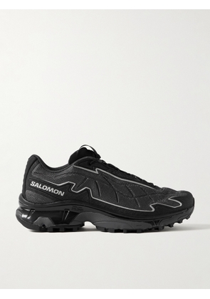 Salomon - XT-SLATE Rubber-Trimmed Mesh Sneakers - Men - Black - UK 7