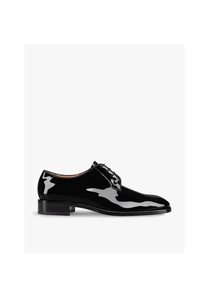Mens Christian Louboutin Chambeliss Patent-Leather Derby Shoes