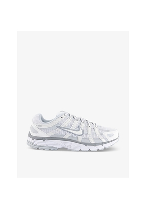 Mens Nike P-6000 Chunky-Sole Leather and Mesh Low-Top Trainers