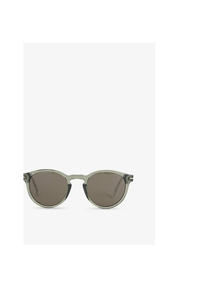 Eyewear By David Beckham 1111/S Round-Frame Acetate Sunglasses