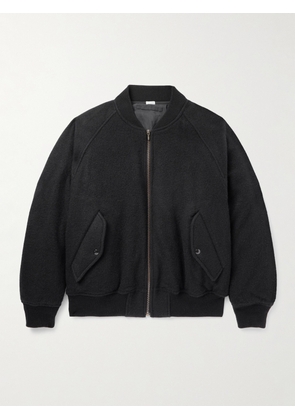 A.PRESSE - Padded Cashmere-Felt Bomber Jacket - Men - Black - 1