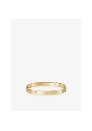 Cartier Love Classic 18ct Yellow-Gold 0.42ct Diamond Bracelet