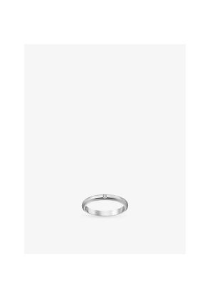Cartier 1895 Platinum and 0.01ct Diamond Wedding Band