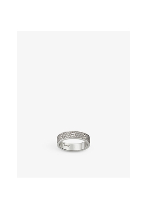 Cartier Love 18ct White Gold and 88 Diamond-Paved Wedding Ring