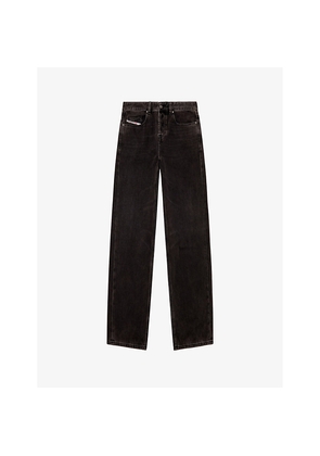 Mens Diesel 2001 D-Macro Straight-Leg Denim Jeans