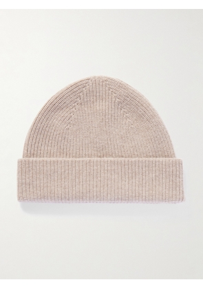 Zegna - Ribbed Oasi Cashmere Beanie - Men - Neutrals