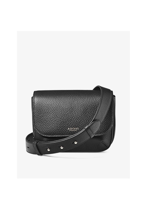 Womens Aspinal Of London Ella Logo-Embossed Leather Cross-Body Bag