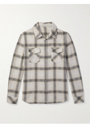 God's True Cashmere - Moon Checked Cashmere Shirt - Men - Neutrals - XS