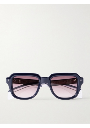 Jacques Marie Mage - Taos Square-Frame Acetate Sunglasses - Men - Blue