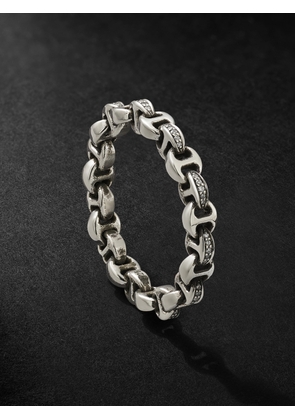 HOORSENBUHS - Strut Sterling Silver Diamond Ring - Men - Silver - 7