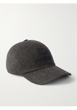 Zegna - Logo-Appliquéd Oasi Cashmere Baseball Cap - Men - Gray - S