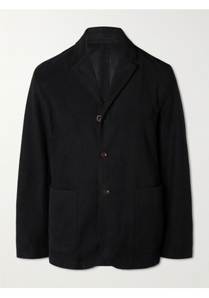 Mr P. - Organic Cotton-Blend Moleskin Suit Jacket - Men - Black - 36