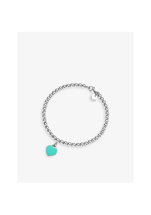 Tiffany & Co Return To Tiffany Sterling-Silver and Enamel Bracelet