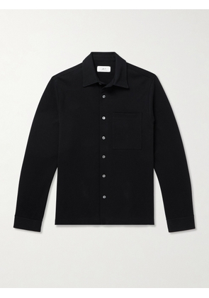 Mr P. - Cotton-Piqué Shirt - Men - Black - XS
