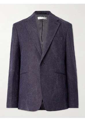 Our Legacy - Shinjuku Oversized Textured-Linen Blazer - Men - Blue - IT 46