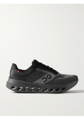 ON - Cloudsurfer Next Rubber-Trimmed Mesh Running Sneakers - Men - Black - US 7