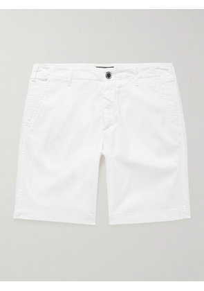 Vilebrequin - Ponche Lyocell and Cotton-Blend Bermuda Shorts - Men - White - UK/US 30