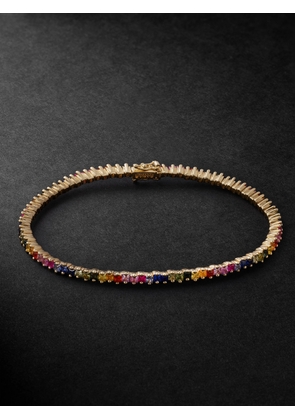 Suzanne Kalan - Princess Midi 18-Karat Gold Sapphire Bracelet - Men - Multi