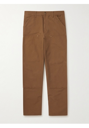 Carhartt WIP - Double Knee Straight-Leg Cotton-Canvas Carpenter Trousers - Men - Brown - UK/US 28