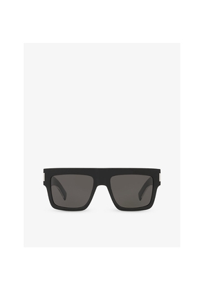 Saint Laurent Sl628 Square-Frame Acetate Sunglasses