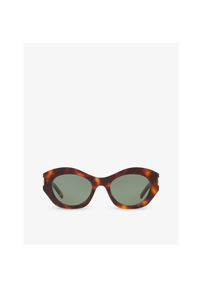 Womens Saint Laurent Sl639 Cat-Eye Frame Acetate Sunglasses