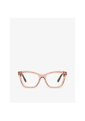 Womens Tom Ford Ft5909-B Cat-Eye Frame Acetate Glasses