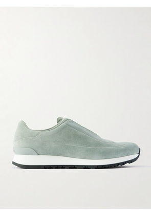 John Lobb - Lift Suede Slip-On Sneakers - Men - Green - UK 7