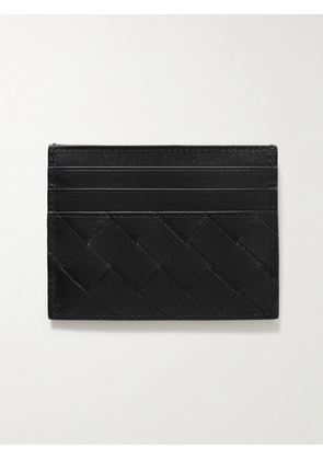 Bottega Veneta - Intrecciato Leather Cardholder - Men - Black