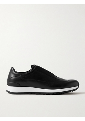 John Lobb - Lift Leather Slip-On Sneakers - Men - Black - UK 5