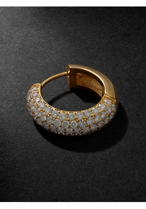 Alex Moss New York - Huggie 14-Karat Gold Diamond Earring - Men - Gold