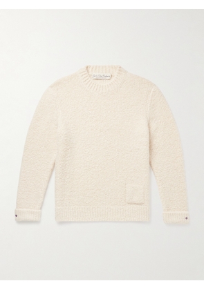 God's True Cashmere - Cloud Embellished Cashmere-Blend Bouclé Sweater - Men - Neutrals - XS