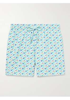 Vilebrequin - Moorise Straight-Leg Mid-Length Printed Recycled Swim Shorts - Men - Blue - S