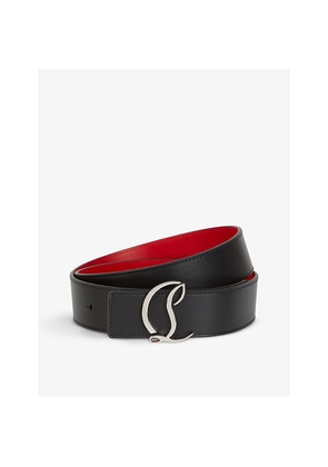 Mens Christian Louboutin Cl Logo Leather Belt
