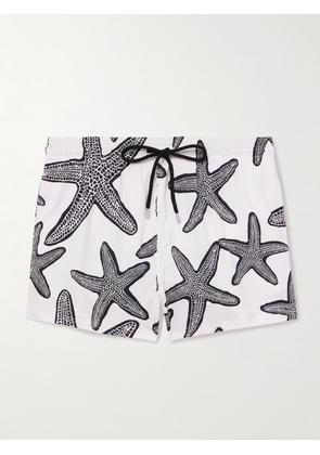 Vilebrequin - Manta Straight-Leg Mid-Length Printed Swim Shorts - Men - White - S