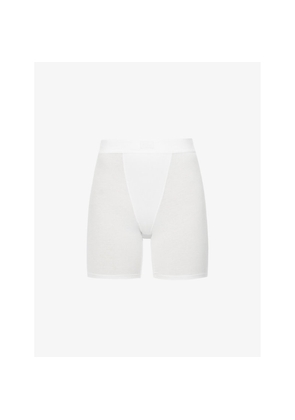 Womens Skims Boyfriend Stretch-Jersey Boxers