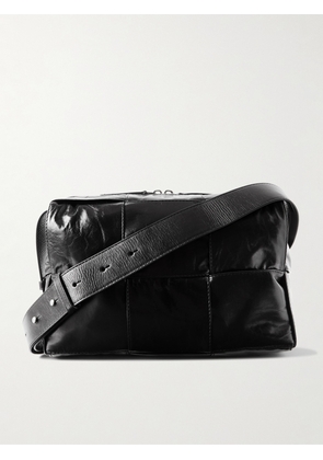 Bottega Veneta - Intrecciato Leather Camera Bag - Men - Black