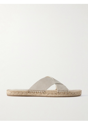 Zegna - Panarea Suede Sandals - Men - Neutrals - UK 6
