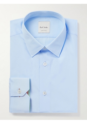 Paul Smith - Cotton-Poplin Shirt - Men - Blue - UK/US 15