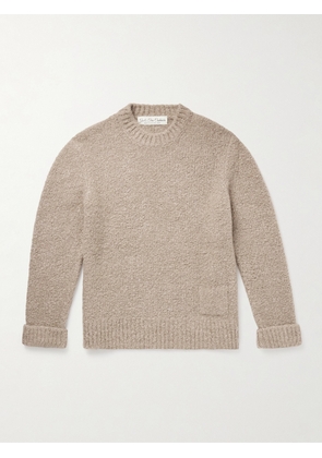 God's True Cashmere - Cloud Embellished Cashmere-Blend Bouclé Sweater - Men - Neutrals - XS