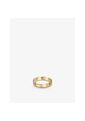 Cartier Mini Love 18ct Yellow-Gold and 1 Diamond Wedding Band