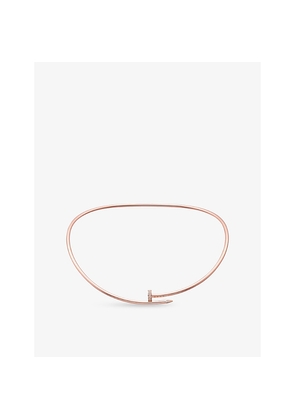 Cartier Juste Un Clou 18ct Rose-Gold and 0.2ct Brilliant-Cut Diamond Necklace