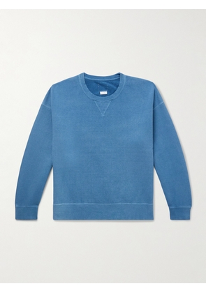 Visvim - Jumbo SB Cotton-Jersey Sweatshirt - Men - Blue - 1