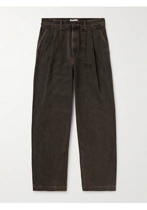AGOLDE - Slater Straight-Leg Pleated Jeans - Men - Brown - UK/US 28