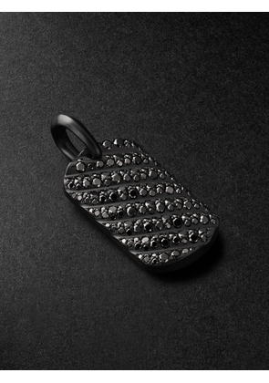 David Yurman - Chevron Titanium Diamond Pendant - Men - Black