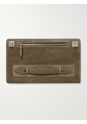 Métier - Runaway Suede Pouch - Men - Green