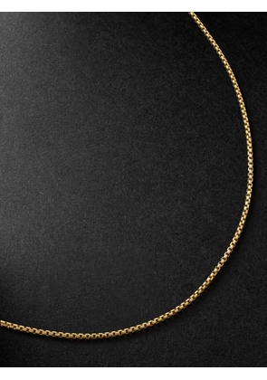 Alex Moss New York - 20-inch 14-Karat Gold Box Chain Necklace - Men - Gold